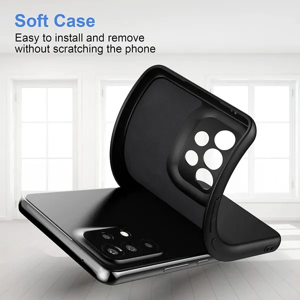 Samsung_Galaxy_A23_4G_Black_Silicone_Protective_Back_Case_Cover