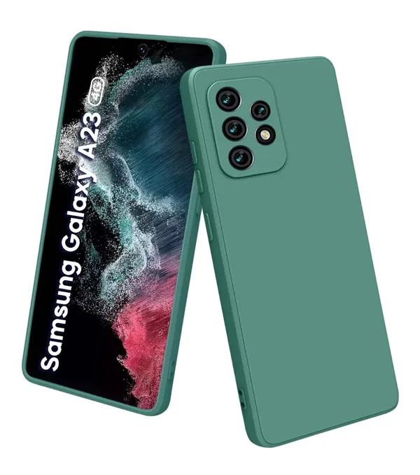 Samsung_Galaxy_A23_4G_Green_Silicone_Protective_Back_Case_Cover