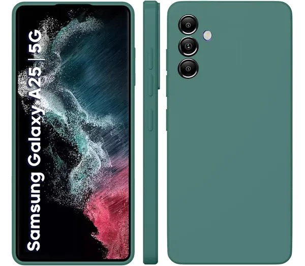 Samsung_Galaxy_A25_5G_Green_Silicone_Protective_Back_Case_Cover