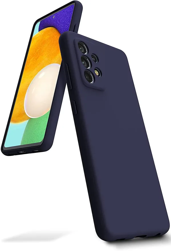 Samsung_Galaxy_A52_Navy_Blue_Silicone_Protective_Back_Case_Cover