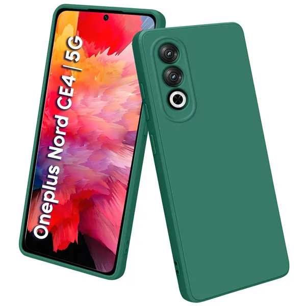 OnePlus_Nord_CE_4_5G_Green_Silicone_Protective_Back_Case_Cover