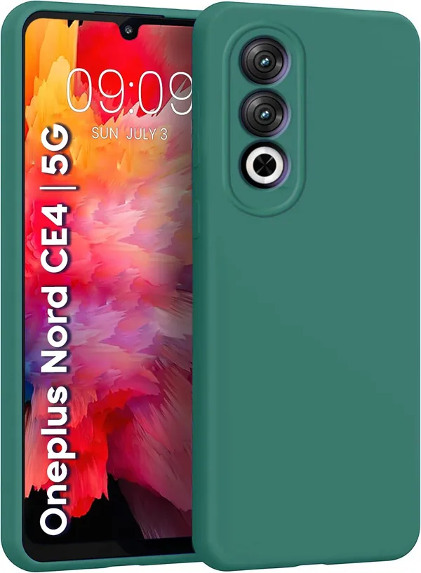 OnePlus_Nord_CE_4_5G_Green_Silicone_Protective_Back_Case_Cover