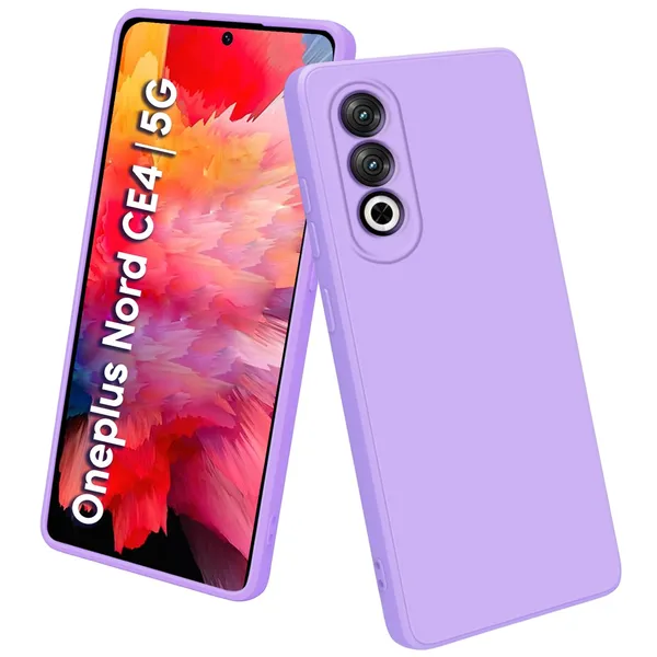 TRUEUPGRADE_Compatible_with_OnePlus_Nord_CE_4_5G_Back_Cover_Case,_Liquid_Silicone_Cover,_Full_Body_Protective_Cover,_Shockproof,_Slim_Phone_Cover,_Anti-Scratch_Soft_Microfiber_Lining_-_Purple