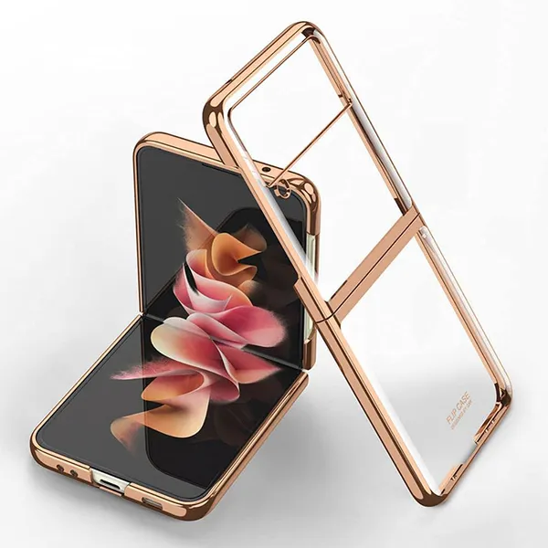 Samsung_Galaxy_Z_Flip_3_5G_2021_Gold_Polycarbonate_Protective_Back_Case_Cover