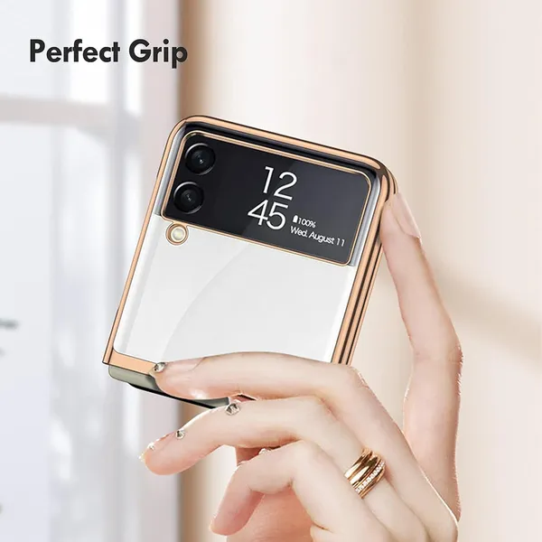 Samsung_Galaxy_Z_Flip_3_5G_2021_Gold_Polycarbonate_Protective_Back_Case_Cover