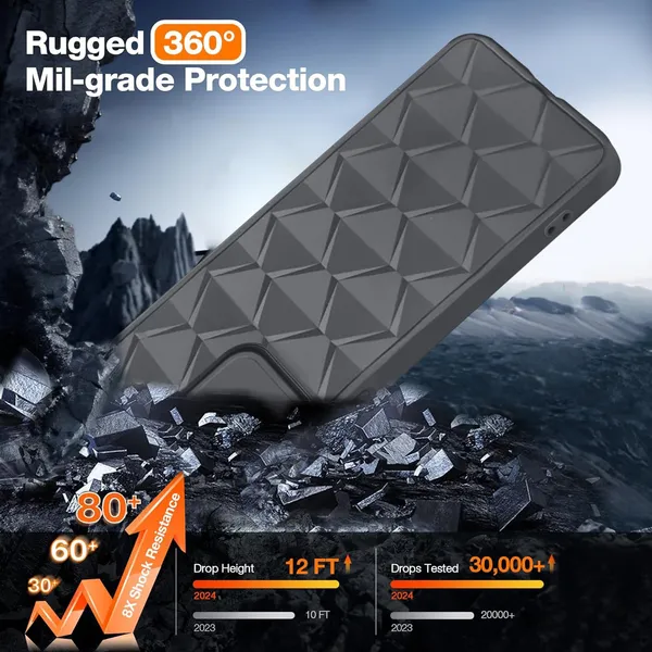 TRUEUPGRADE_Diamond_Cut-Out_Back_Case_Cover_for_Mi_Redmi_Note_14_5G_|_Stylish_&_Protective_Case_|_Silicone_Stylish_Back_Case_for_Mi_Redmi_Note_14_5G_-_Grey