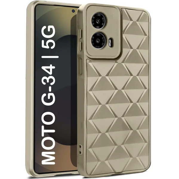 TRUEUPGRADE_Diamond_Cut-Out_Back_Case_Cover_for_Motorola_Moto_G34_/_G45_5G_|_Stylish_&_Protective_Case_|_Silicone_Stylish_Back_Case_for_Motorola_Moto_G34_/_G45_5G_-_Cream