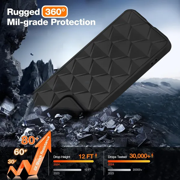TRUEUPGRADE_Diamond_Cut-Out_Back_Case_Cover_for_Motorola_Moto_G05_|_Stylish_&_Protective_Case_|_Silicone_Stylish_Back_Case_for_Motorola_Moto_G05_-_Black