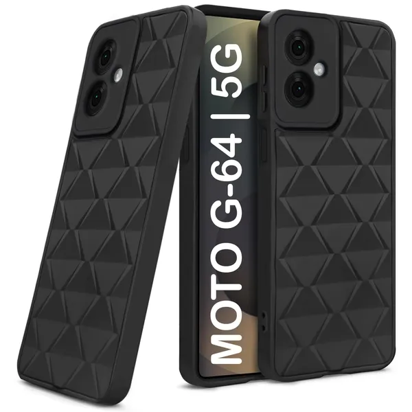 TRUEUPGRADE_Diamond_Cut-Out_Back_Case_Cover_for_Motorola_Moto_G54_5G_/_G64_5G_|_Stylish_&_Protective_Case_|_Silicone_Stylish_Back_Case_for_Motorola_Moto_G54_5G_/_G64_5G_-_Brown