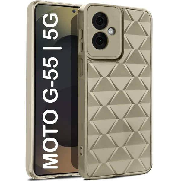 TRUEUPGRADE_Diamond_Cut-Out_Back_Case_Cover_for_Motorola_Moto_G55_5G_|_Stylish_&_Protective_Case_|_Silicone_Stylish_Back_Case_for_Motorola_Moto_G55_5G_-_Cream