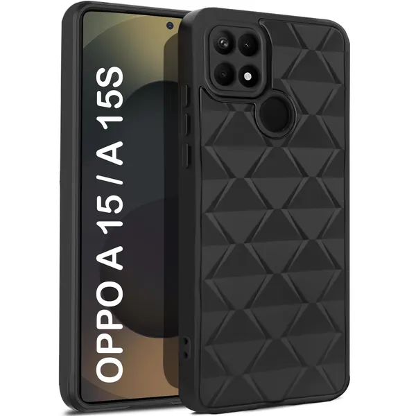 TRUEUPGRADE_Diamond_Cut-Out_Back_Case_Cover_for_Oppo_A15_/_Oppo_A15s