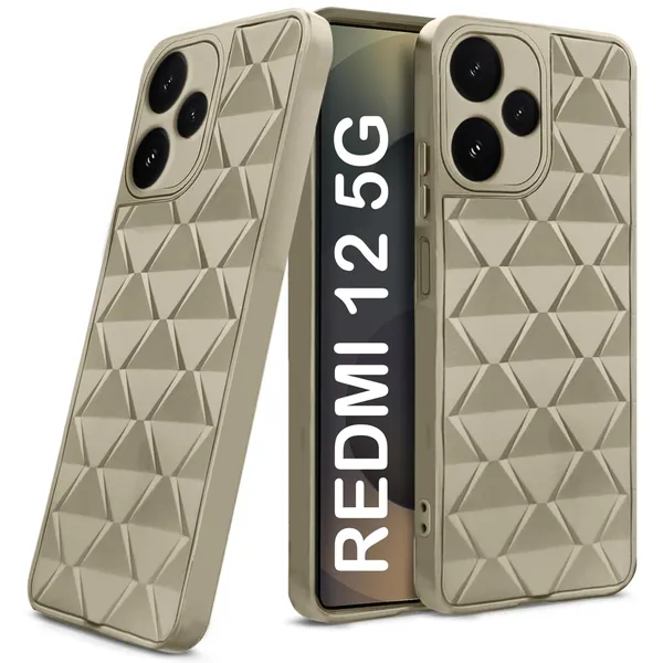 TRUEUPGRADE_Diamond_Cut-Out_Back_Case_Cover_for_Mi_Redmi_12_5G_/_Poco_M6_Pro