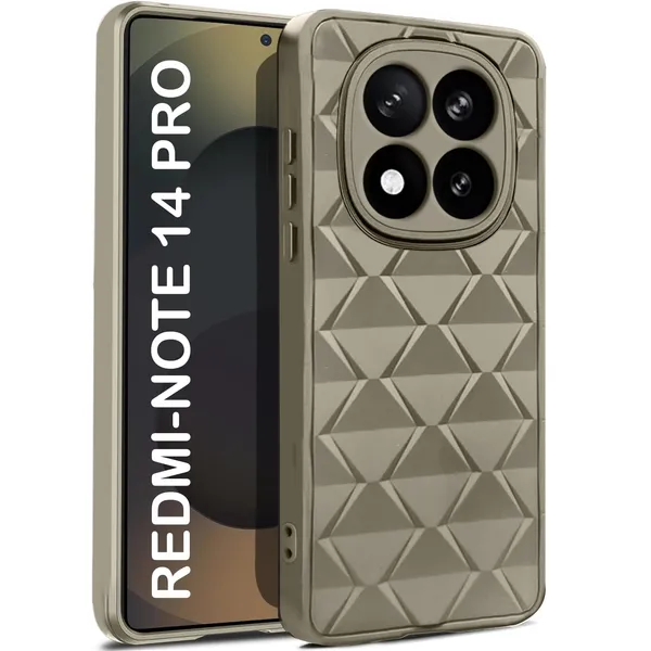 TRUEUPGRADE_Diamond_Cut-Out_Back_Case_Cover_for_Mi_Redmi_Note_14_Pro_5G_|_Stylish_&_Protective_Case_|_Silicone_Stylish_Back_Case_for_Mi_Redmi_Note_14_Pro_5G_-_Cream