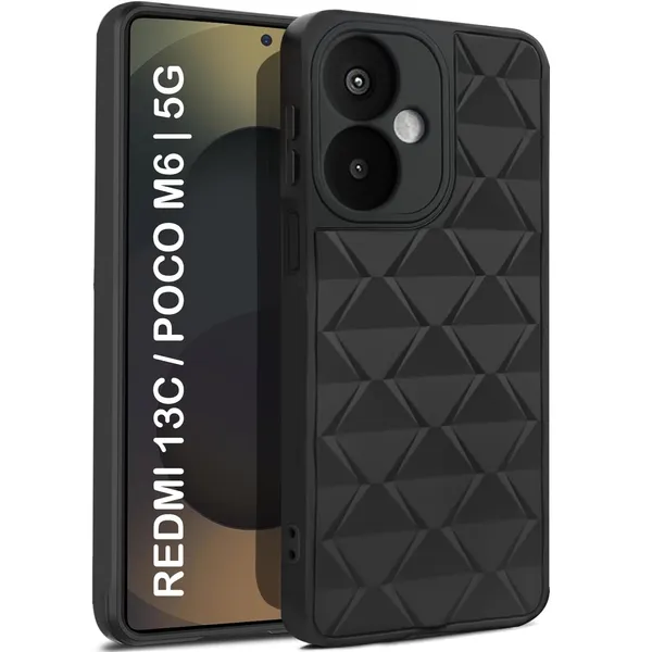 TRUEUPGRADE_Diamond_Cut-Out_Cover_for_Mi_Redmi_13C_5G