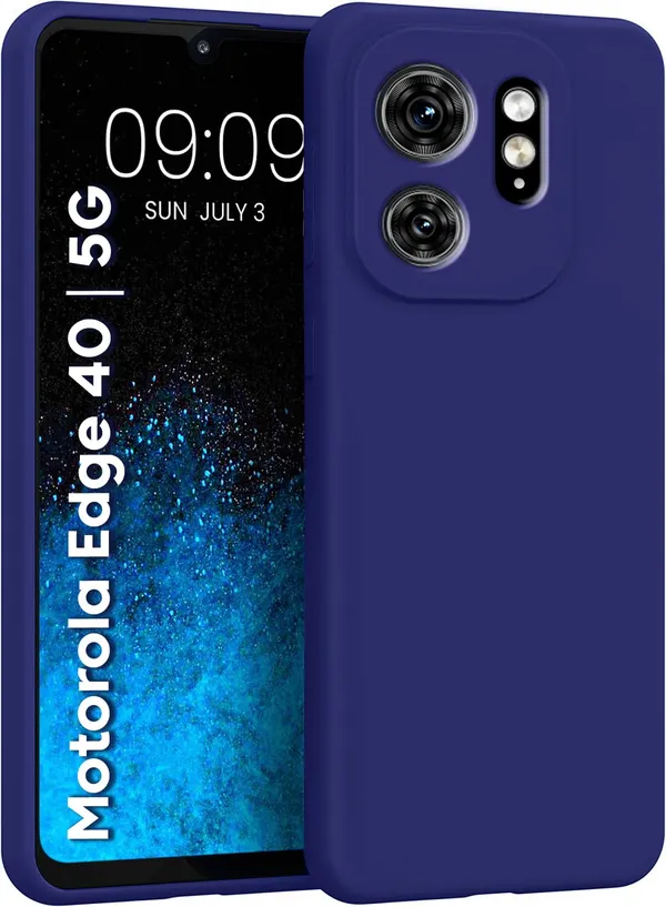 TRUEUPGRADE_Compatible_with_Motorola_Moto_Edge_40_5G_Cover,_Liquid_Silicone_Cover,_Full_Body_Protective_Cover,_Shockproof,_Slim_Phone_Cover,_Anti-Scratch_Soft_Microfiber_Lining_-_Blue