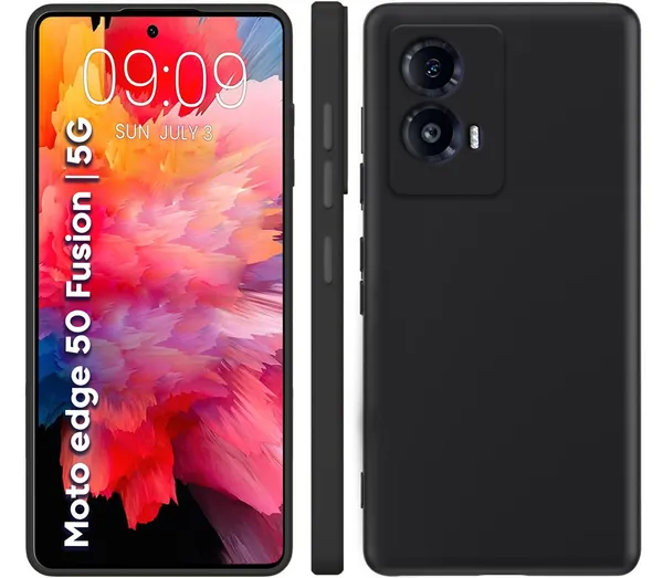 TRUEUPGRADE_Compatible_with_Motorola_Edge_50_Fusion_5G_Back_Cover_Case,_Liquid_Silicone_Cover,_Full_Body_Protective_Cover,_Shockproof,_Slim_Phone_Cover,_Anti-Scratch_Soft_Microfiber_Lining_-_Black