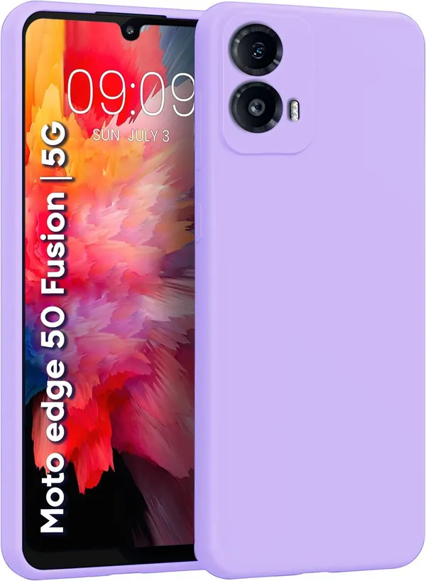 TRUEUPGRADE_Compatible_with_Motorola_Edge_50_Fusion_5G_Back_Cover_Case,_Liquid_Silicone_Cover,_Full_Body_Protective_Cover,_Shockproof,_Slim_Phone_Cover,_Anti-Scratch_Soft_Microfiber_Lining_-_Purple