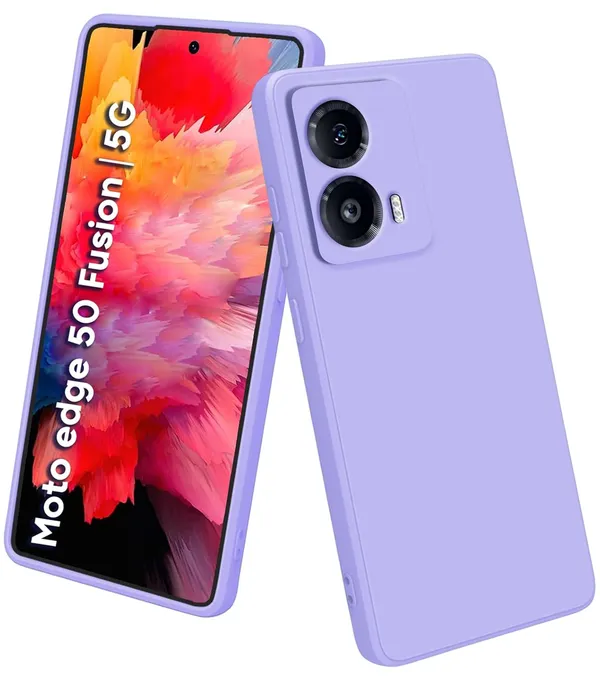 TRUEUPGRADE_Compatible_with_Motorola_Edge_50_Fusion_5G_Back_Cover_Case,_Liquid_Silicone_Cover,_Full_Body_Protective_Cover,_Shockproof,_Slim_Phone_Cover,_Anti-Scratch_Soft_Microfiber_Lining_-_Purple
