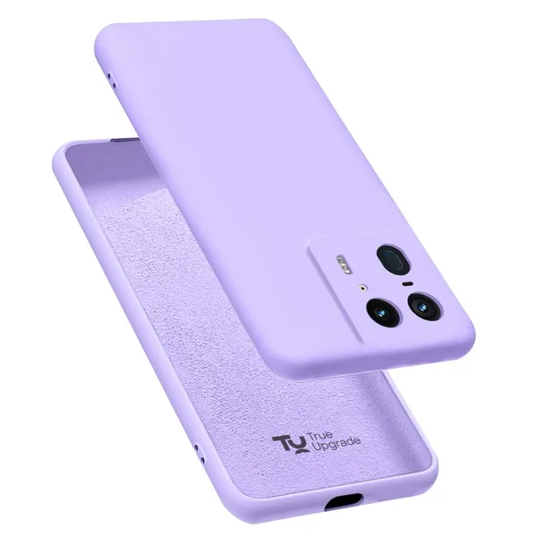TRUEUPGRADE_Liquid_Silicone_Designed_Back_Case_Cover_for_Motorola_Moto_Edge_50_Ultra_5G_|_Microfiber_Inside,_Full_Protection_|_Bumper_Back_Cover_Case_for_Motorola_Moto_Edge_50_Ultra_5G_-_Light_Purple
