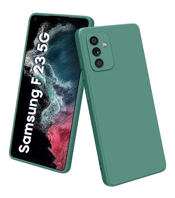 Samsung_F23_5G_Green_Silicone_Protective_Back_Case_Cover