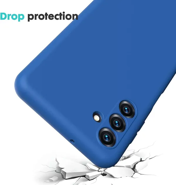 TRUEUPGRADE_Liquid_Silicone_Designed_Back_Case_Cover_for_Samsung_Galaxy_M34_5G_/_F34_5G_|_Microfiber_Inside_|_Bumper_Back_Cover_Case_for_Samsung_Galaxy_M34_5G_/_F34_5G_-_Blue