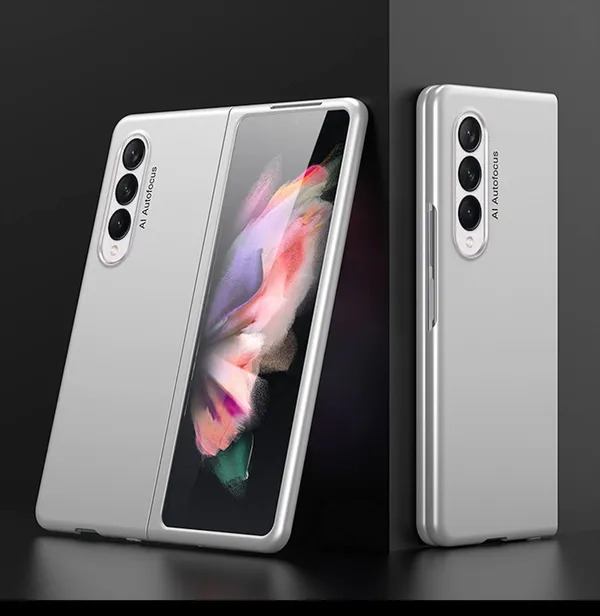 Samsung_Galaxy_Fold_3_5G_Silver_Silicone_Protective_Back_Case_Cover