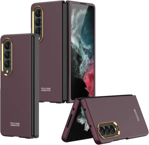 Samsung_Galaxy_Z_Fold_4_Maroon_Silicone_Protective_Back_Case_Cover