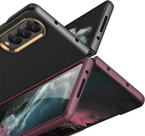 Samsung_Galaxy_Z_Fold_4_Maroon_Silicone_Protective_Back_Case_Cover