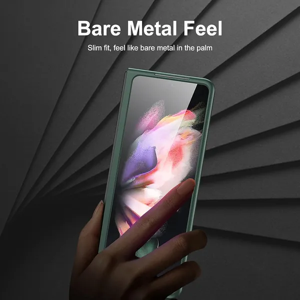 Samsung_Galaxy_Z_Fold_3_Green_Silicone_Protective_Back_Case_Cover