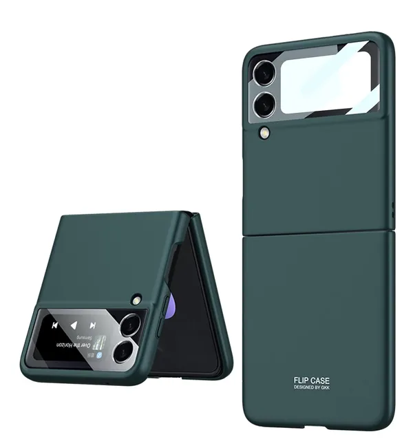Samsung_Galaxy_Z_Flip_4_5G_Green_Silicone_Protective_Back_Case_Cover