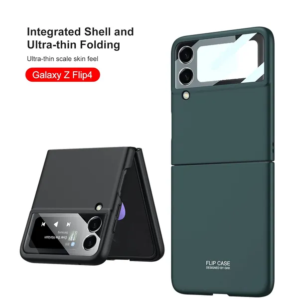 Samsung_Galaxy_Z_Flip_4_5G_Green_Silicone_Protective_Back_Case_Cover