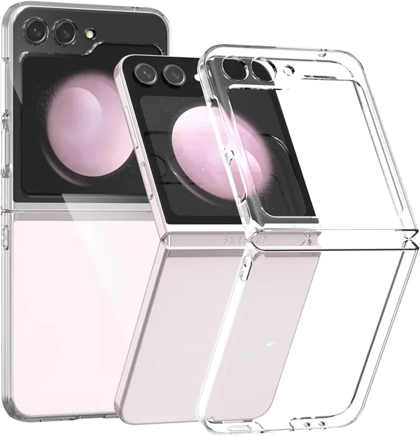 Samsung_Galaxy_Z_Flip_5_5G_Clear_Plastic_Protective_Back_Case_Cover