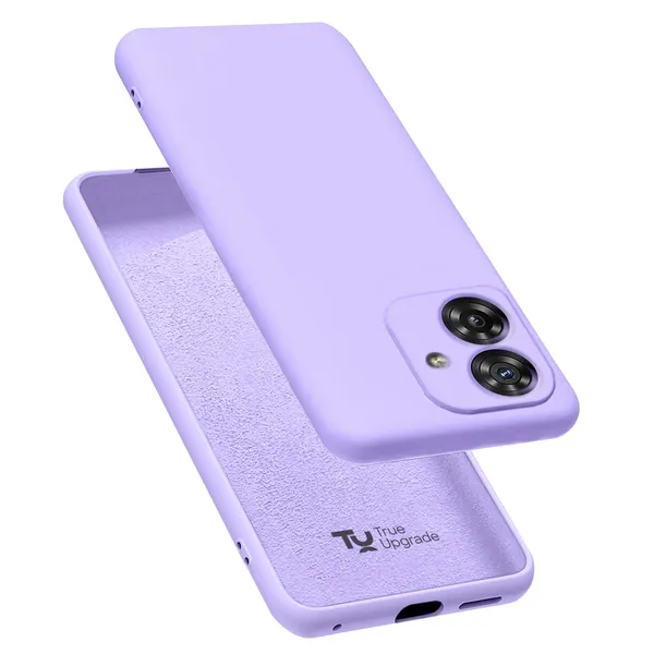 TRUEUPGRADE_Compatible_with_Motorola_Moto_G54_5G_/_G64_5G_Back_Cover_Case,_Liquid_Silicone_Cover,_Full_Body_Protective_Cover,_Shockproof,_Slim_Phone_Cover,_Anti-Scratch_Soft_Microfiber_Lining_-_Purple