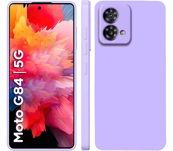 TRUEUPGRADE_Compatible_with_Motorola_Moto_G84_5G_Back_Cover_Case,_Liquid_Silicone_Cover,_Full_Body_Protective_Cover,_Shockproof,_Slim_Phone_Cover,_Anti-Scratch_Soft_Microfiber_Lining_-_Purple