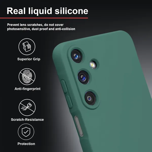 Samsung_Galaxy_A16_5G_Green_Silicone_Protective_Back_Case_Cover