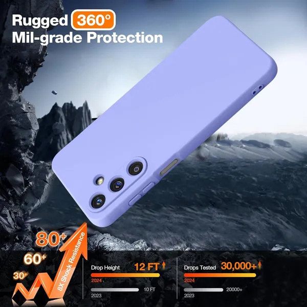 Samsung_Galaxy_A16_5G_Purple_Silicone_Protective_Back_Case_Cover