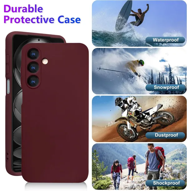 Samsung_Galaxy_A16_5G_Wine_Silicone_Protective_Back_Case_Cover