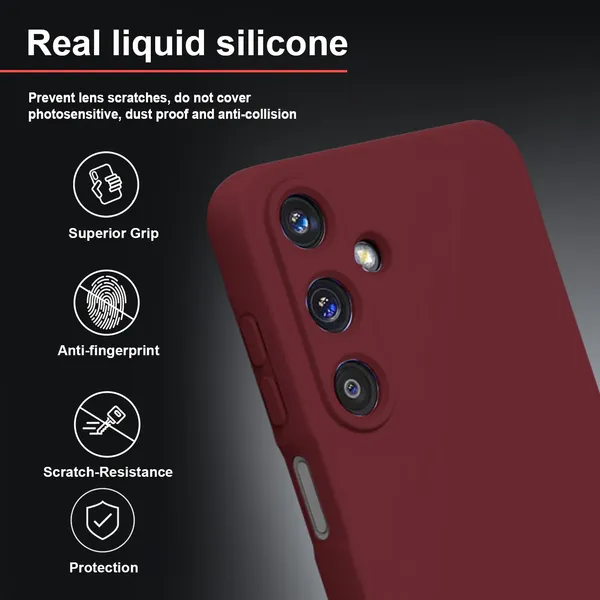 Samsung_Galaxy_A16_5G_Wine_Silicone_Protective_Back_Case_Cover