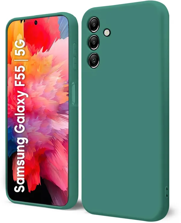 Samsung_Galaxy_F55_|_M55_5G_Green_Silicone_Protective_Back_Case_Cover