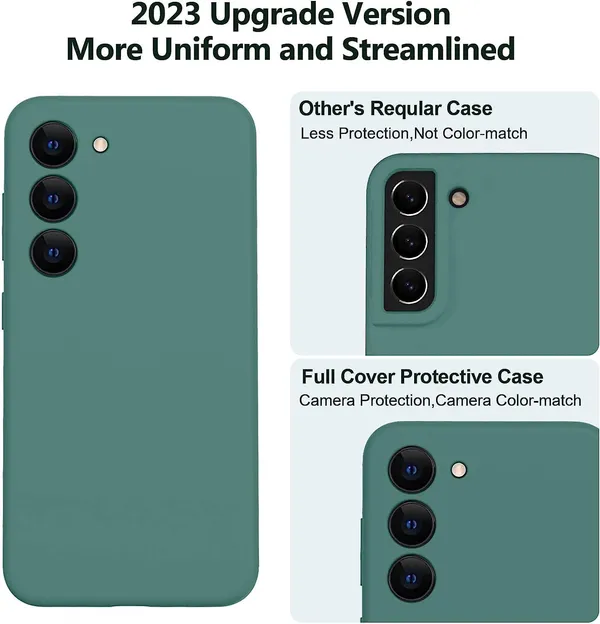 Samsung_Galaxy_M14_5G_Green_Silicone_Protective_Back_Case_Cover