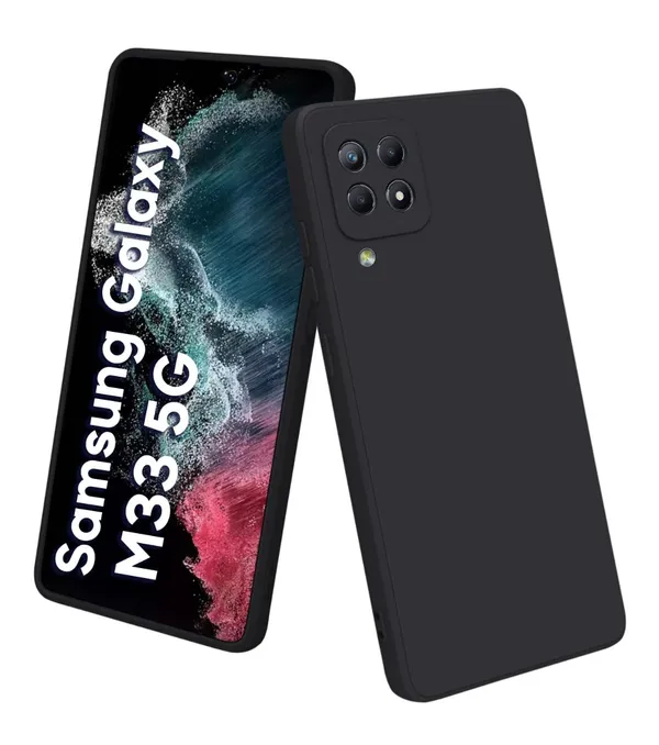 Samsung_Galaxy_M33_5G_Black_Silicone_Protective_Back_Case_Cover
