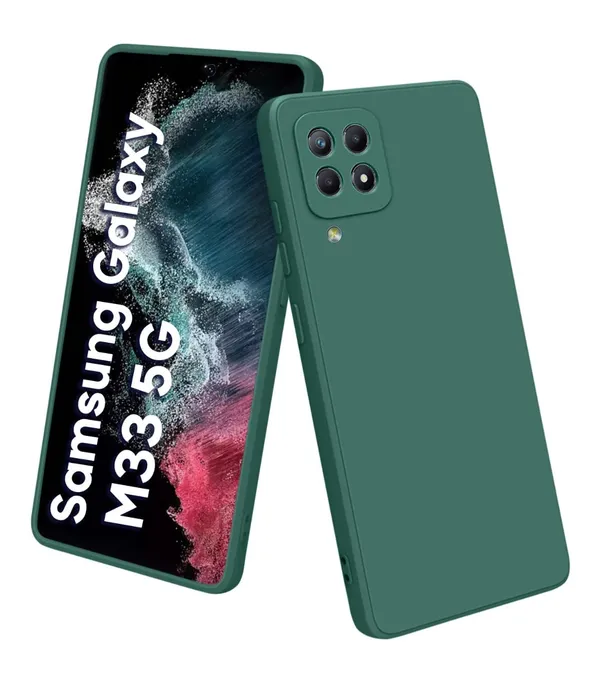 Samsung_Galaxy_M33_5G_Green_Silicone_Protective_Back_Case_Cover