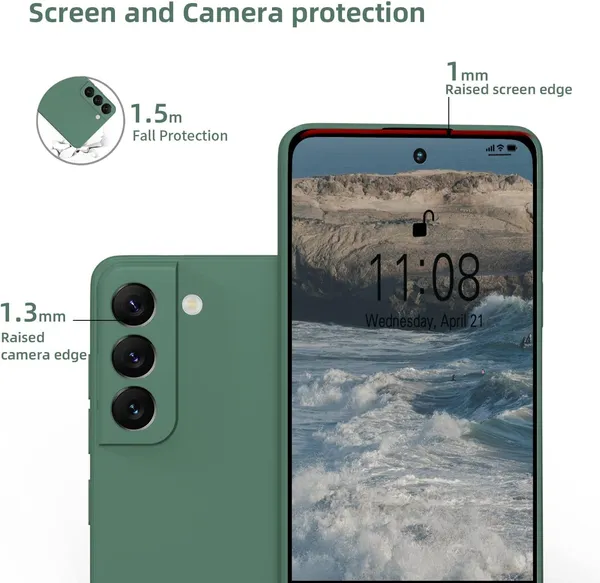 TRUEUPGRADE_Samsung_Galaxy_S21_Fe_5G_Og_Silicone_Back_Cover_for_Mobile_(Green)