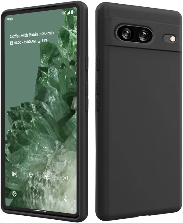 Google_Pixel_8_Black_Silicone_Protective_Back_Case_Cover