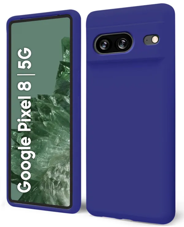 Google_Pixel_8_Blue_Silicone_Protective_Back_Case_Cover