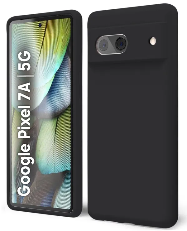 Google_Pixel_7A_Black_Silicone_Protective_Back_Case_Cover