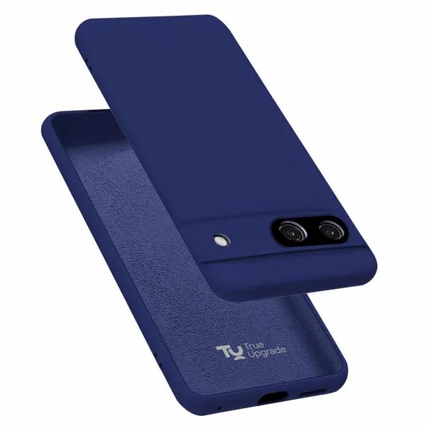 Google_Pixel_7A_Blue_Silicone_Protective_Back_Case_Cover