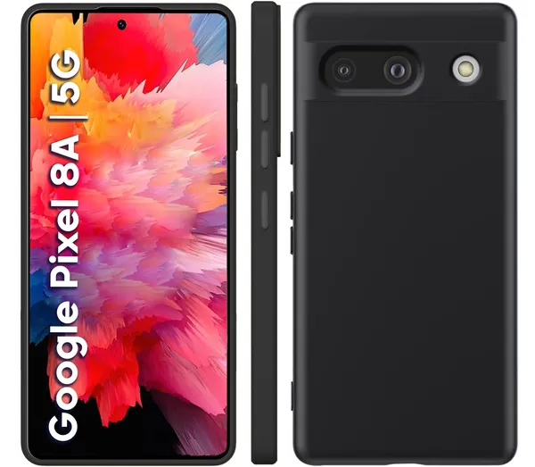 Google_Pixel_8A_5G_Black_Silicone_Protective_Back_Case_Cover