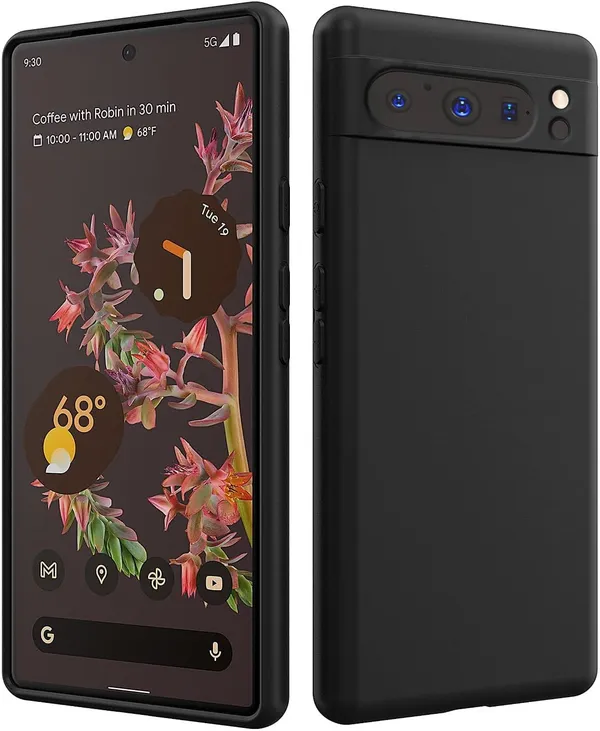 Google_Pixel_8_Pro_Black_Silicone_Protective_Back_Case_Cover