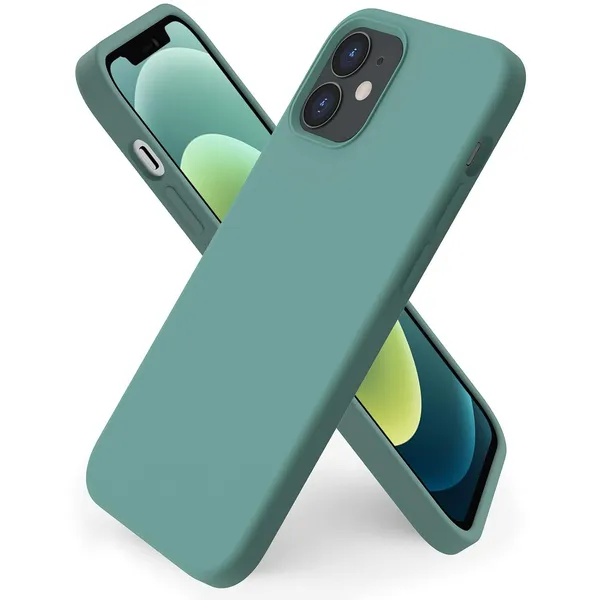 Iphone_12_Mini_Midnight_Pine_Green_Thermoplastic_Polyurethane_Protective_Back_Case_Cover